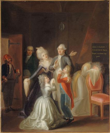 Les Adieux De Louis Xvi À Sa Famille, Le 20 Janvier 1793 — Jean-jacques Hauer