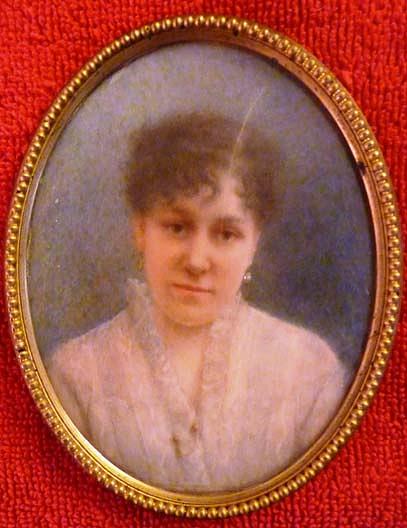 Portrait Of Mlle R. E., (painting) — Isabel Vaill Waldo
