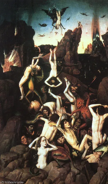 The Fall Of The Damned, Oil On Wood, Musée De — Дирик Боутс Старший