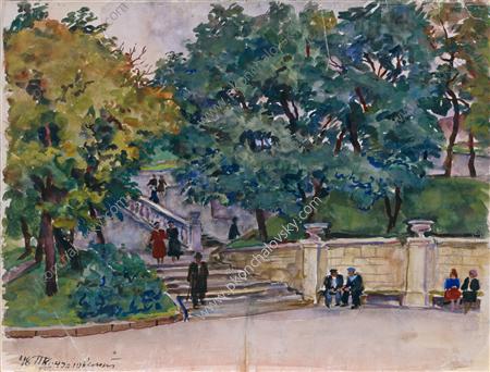 Essentuki. The Park. — Петр Кончаловский