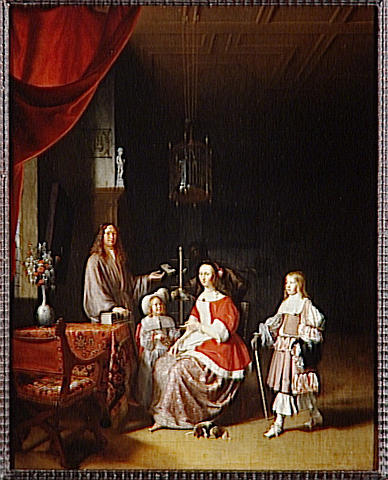 Johannes Meerman (1624, 1675) , Bourgmestre De Leyde Et Sa Famille — Pieter Cornelisz. Van Slingelandt