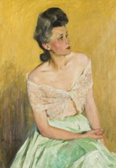 Christmas Portrait Of Margaret — Agost Benkhard