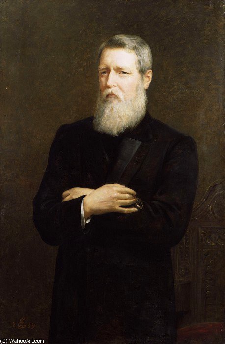 Stafford Henry Northcote 1st Earl Of Iddesleigh By Edwin Longsden Long — Эдвин Лонгсден Лонг