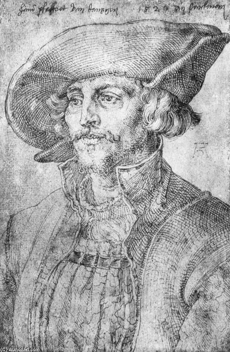 Portrait Of Hans Pfaffrot Of Gdansk — Альбрехт Дюрер