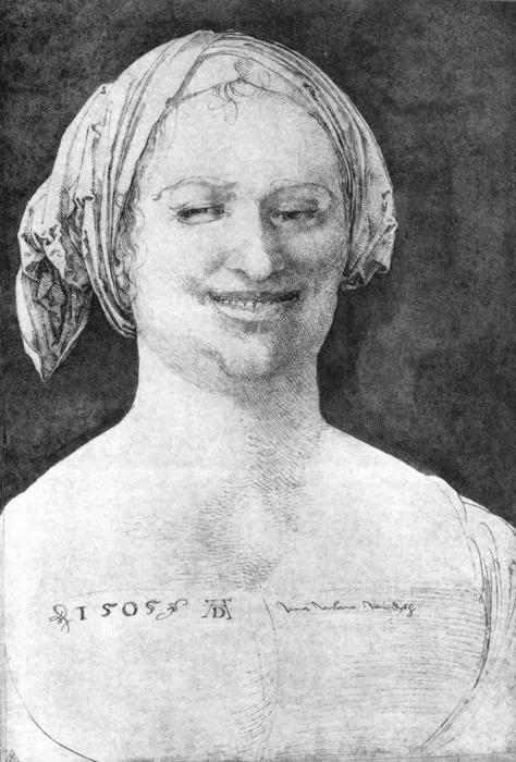 Laughing Peasant Woman — Альбрехт Дюрер