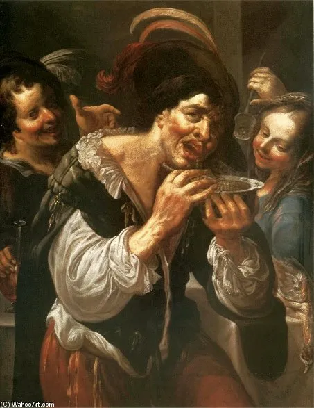 And The Bowl Of Broth. — Georges Lallemant