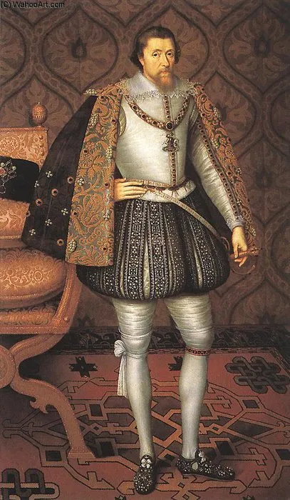 King James I Of England — Paulus Van Somer
