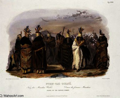 Ptihn-tak-ochata, Dance Of The Mandan Women — Карл Бёдер