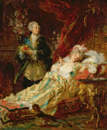 Louis Xv And Madame Dubarry — Gyula Benczúr