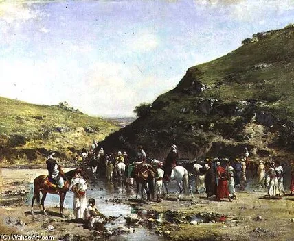 By The Water — Victor Pierre Huguet