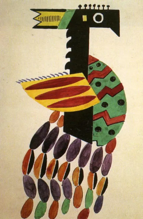 The Creation Of The World Bird Drawing Of Costume — Леже