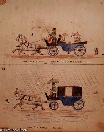 The Large Open Carriage And The Landau — William Francis Freelove
