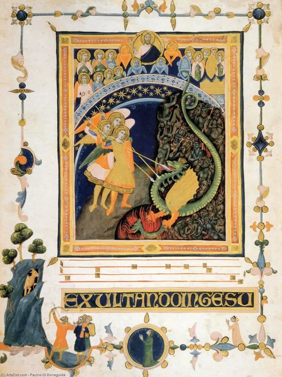 Laudario Of The Compagnia Di Sant'agnese (15) — Пачино Ди Бонагуида