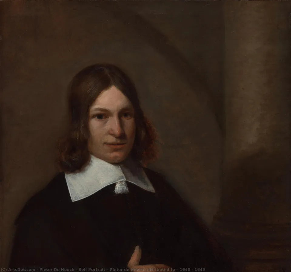Self Portrait?, Pieter De Hooch (attributed To), 1648 - 1649 — Питер Де Хёх