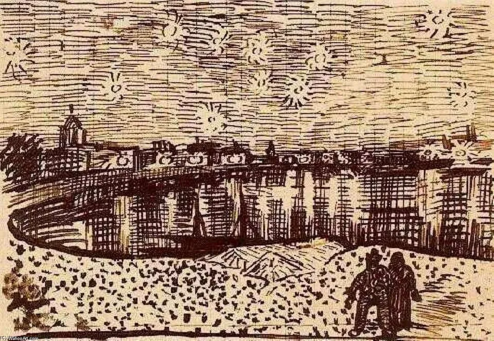 Звёздное Ночь — Vincent Willem Van Gogh