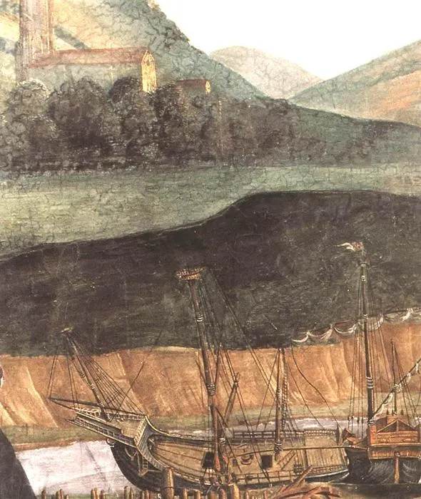The Punishment Of Korah And The Stoning Of Moses And Aaron (detail 6) (cappella Sistina, Vatican) — Боттичелли