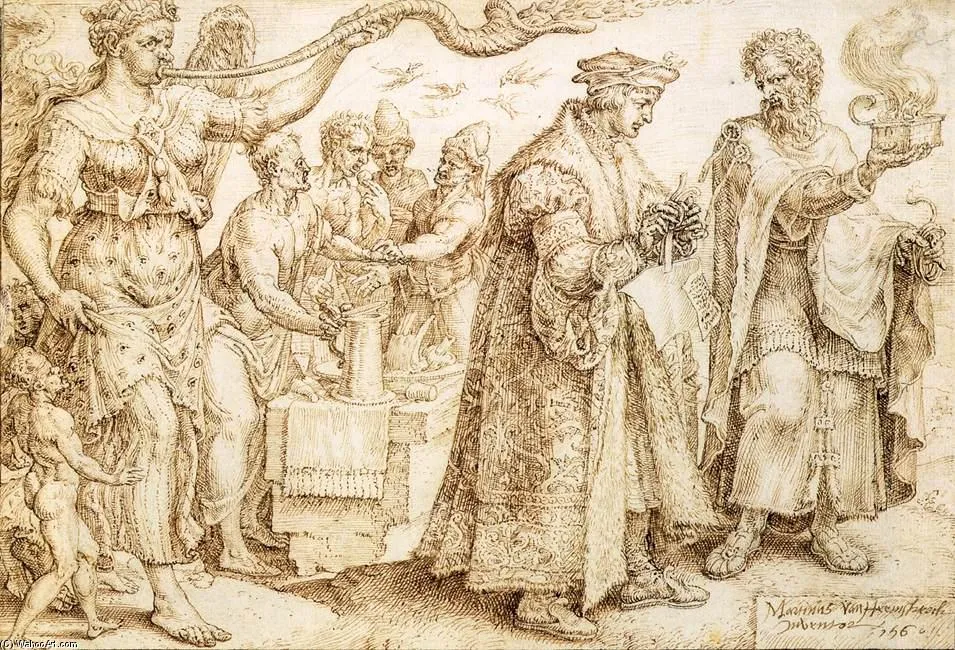 The Unhappy Lot Of The Rich — Мартен Ван Хемскерк