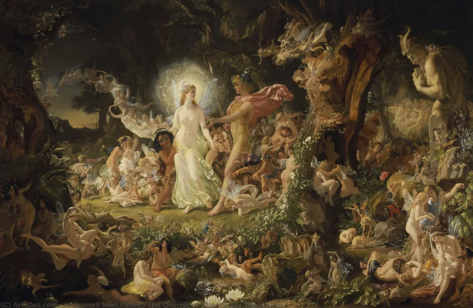The Quarrel Of Oberon And Titania — Джозеф Ноэл Патон