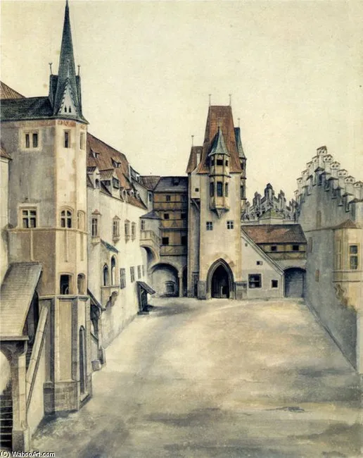 Couryard Of The Former Castle In Innsbruck — Альбрехт Дюрер