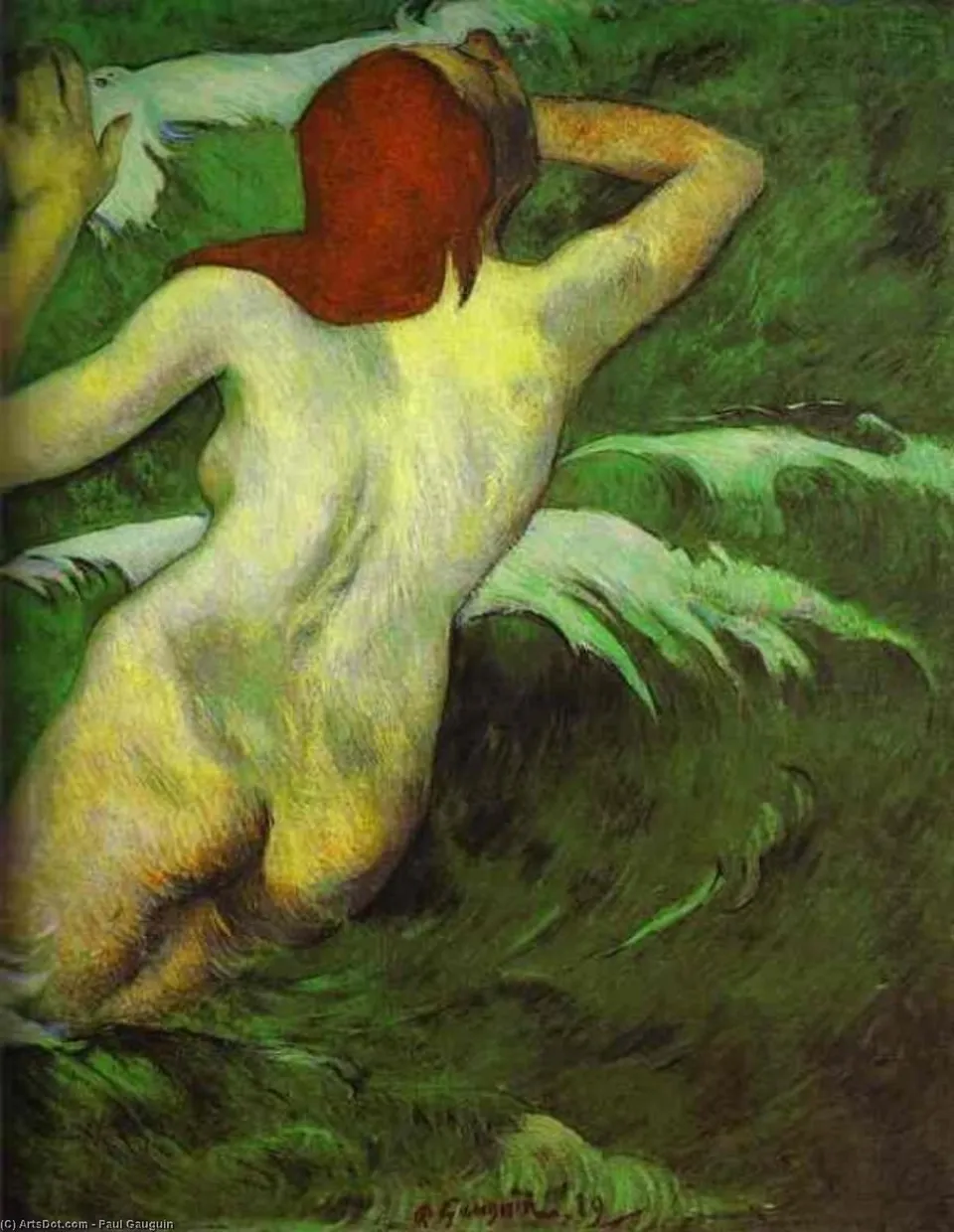Woman In The Waves (ondine) — Гоген