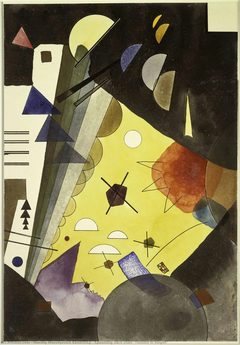 Напряжение Вверх — Wassily Wassilyevich Kandinsky