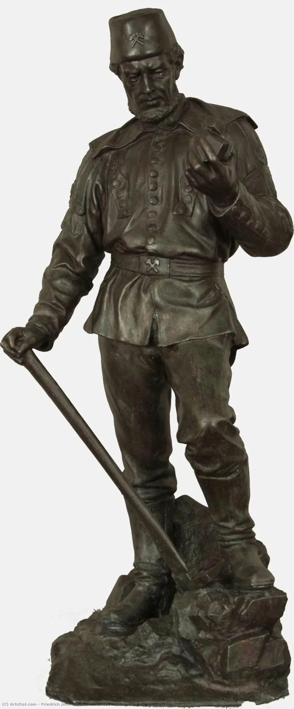 Iron Ore Miner From The Siegerland, Germany — Friedrich Johann Reusch