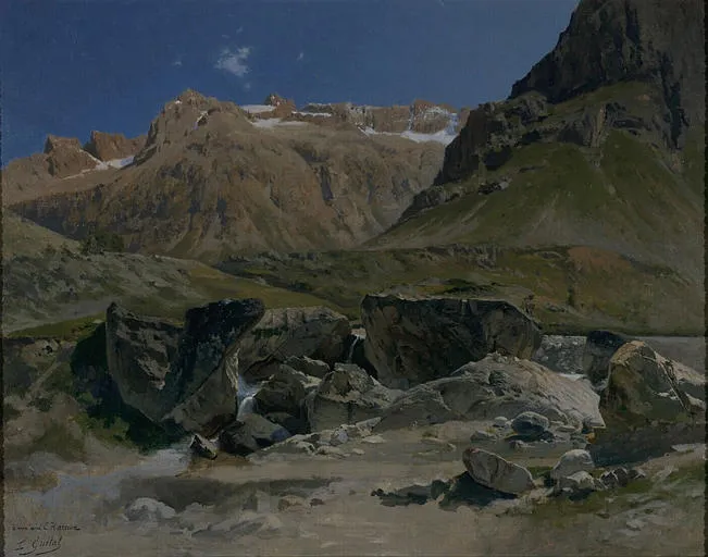 Rochers À La Bérarde. Etude — Laurent Guetal