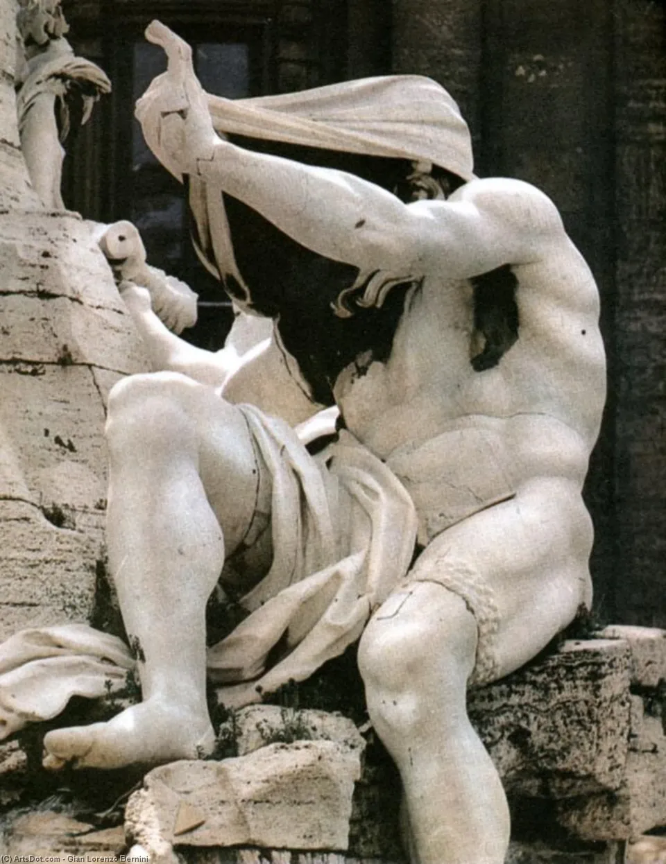 The River Nile From The Fountain Of The Four Rivers — Джан Лоренцо Бернини