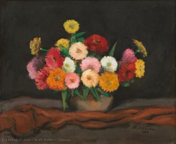 Zinnias — Walt Kuhn