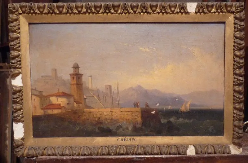 Un Port Italien — Louis Philippe Crepin