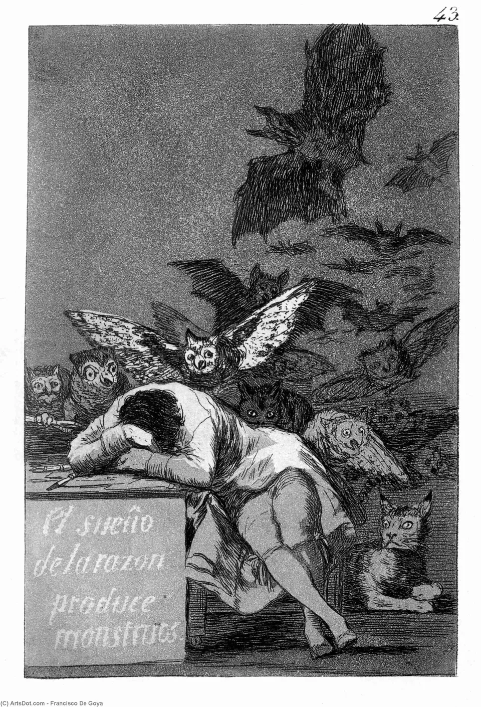 The Sleep Of Reason Produces Monsters — Гойя
