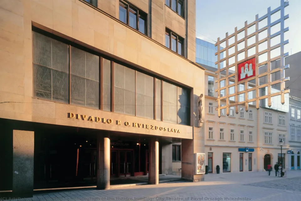 Photograph Of The Theatre Building, City Theatre Of Pavol Országh Hviezdoslav — Lubo Stacho