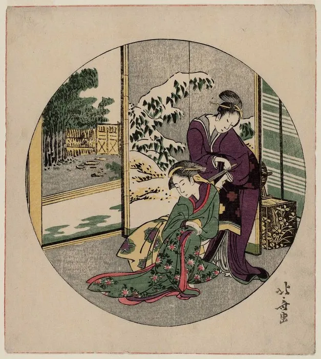 Parody Of Act Ix Of Chûshingura — Кацусика Хокусай