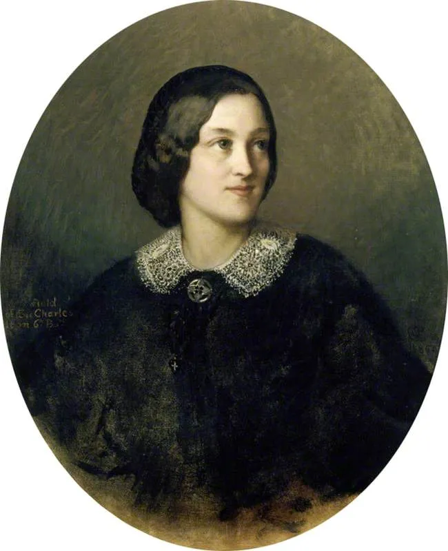 Jane Octavia Elton (1821–1896), Mrs William Brookfield — Charles Albert Ludovici
