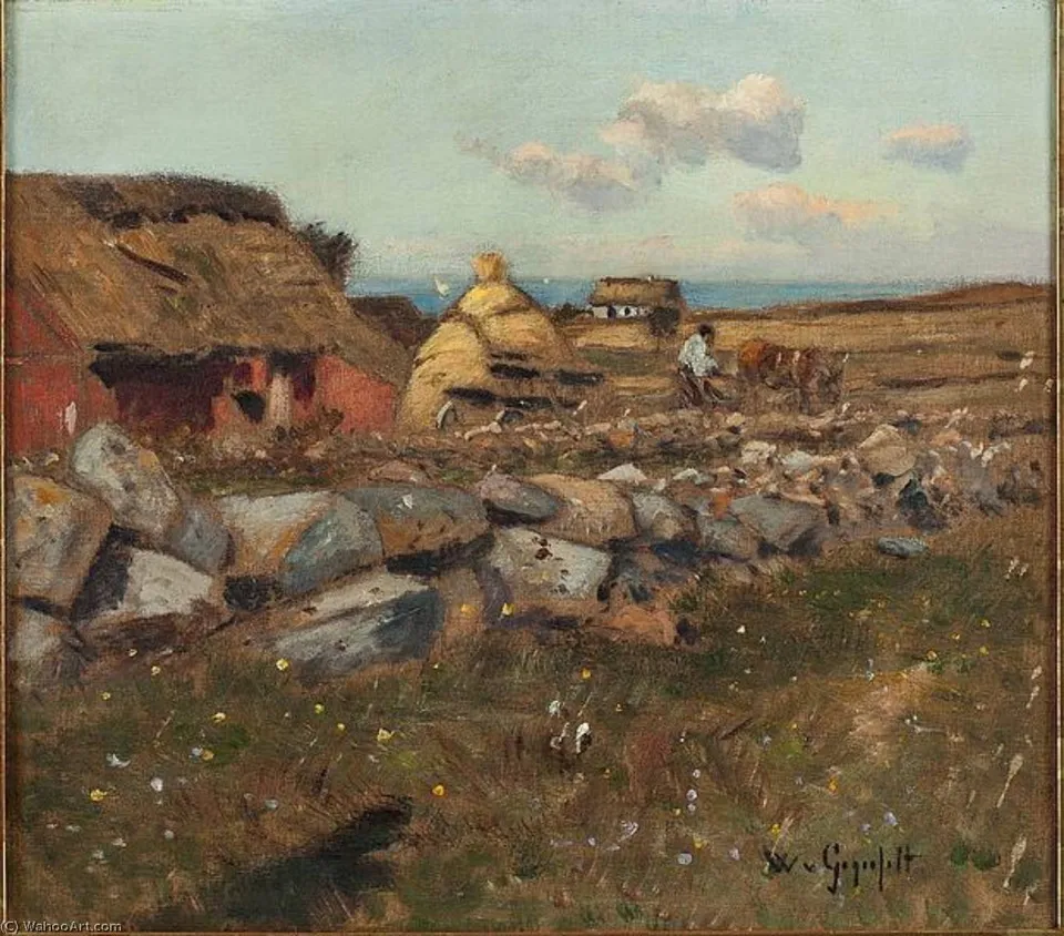The Farmhouse On The Coast — Wilhelm Von Gegerfelt