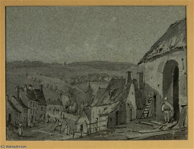 View Of Ivry; And Four Companion Drawings — Томас Шоттер Бойз