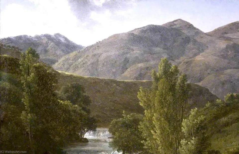 The Last Cascade Of L Isola Di Sora — Joseph Pierre Xavier Bidauld