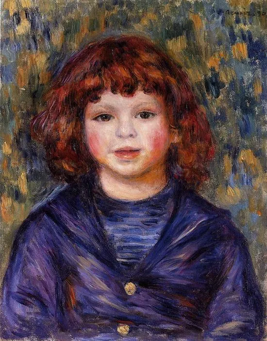 Portrait Of Pierre Renoir In A Sailor Suit — Пьер-огюст Ренуар
