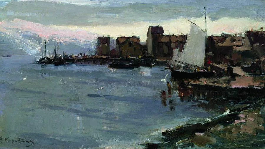 Norwegian Harbour. — Константин Алексеевич Коровин
