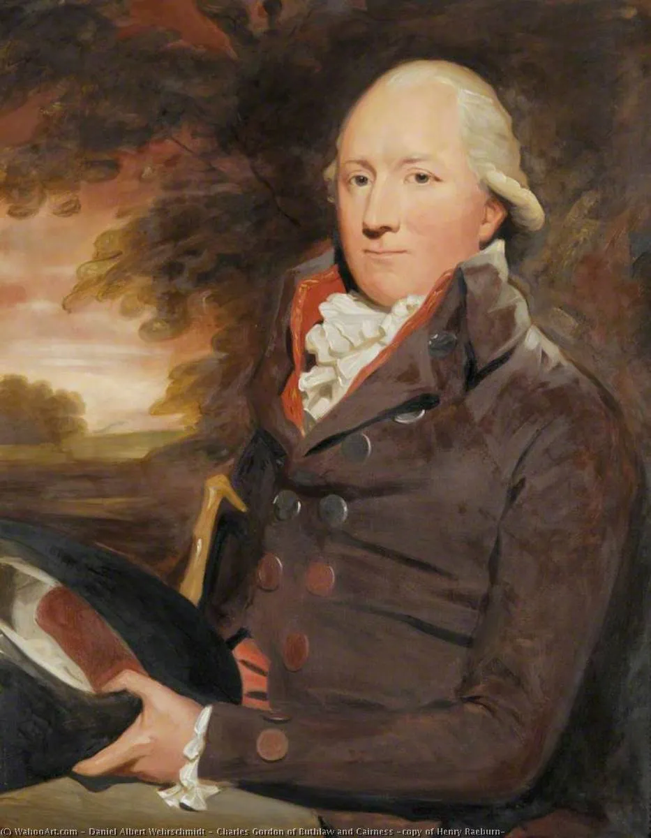 Charles Gordon Of Buthlaw And Cairness (copy Of Henry Raeburn) — Daniel Albert Wehrschmidt