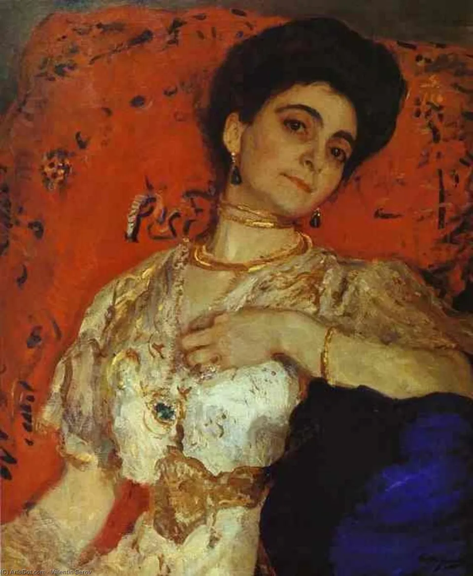 Portrait Of Maria Akimova — Валентин Серёв