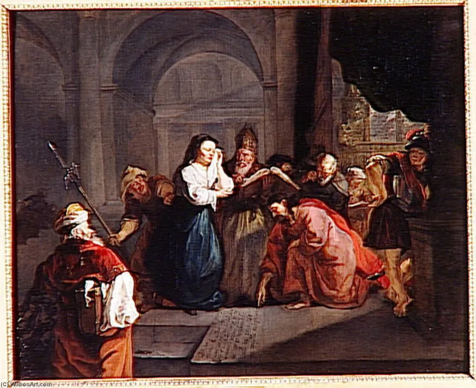 Le Christ Et La Femme Adultere — Габриэль Метс