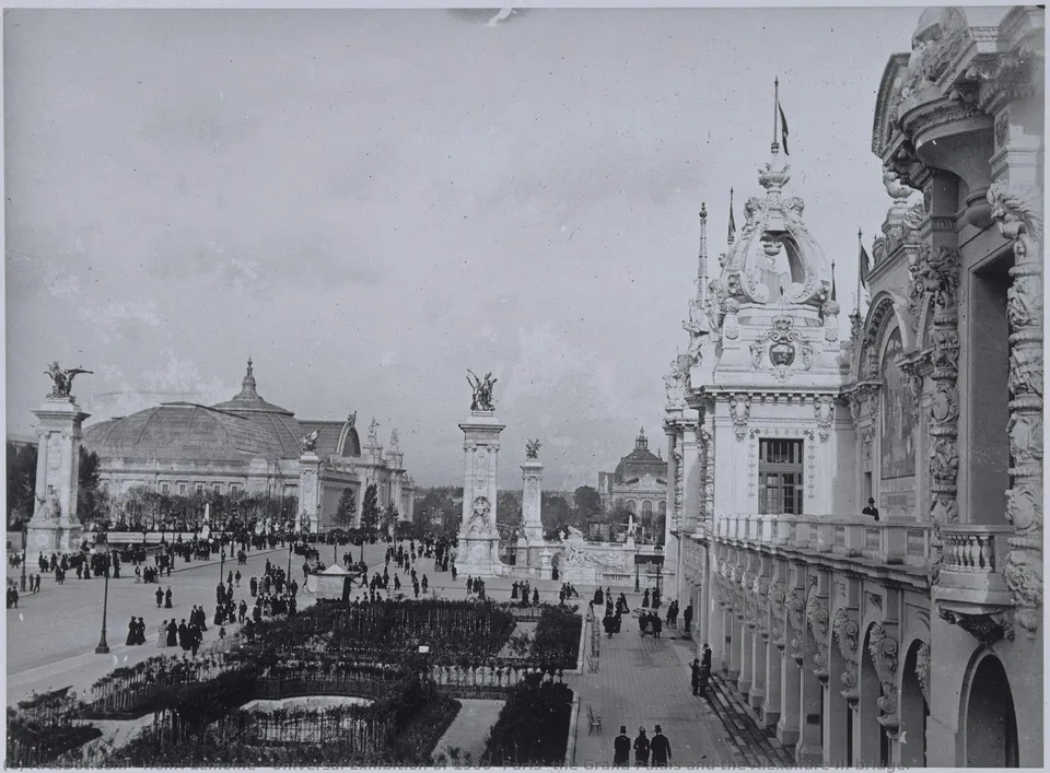 Universal Exhibition Of 1900, Paris: The Grand Palais And The Alexandre Iii Bridge. — Henri Lemoine