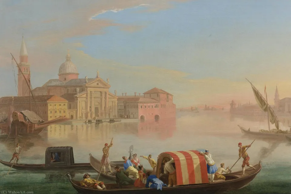 View Of San Giorgio Maggiore, Venice — Johann Richter