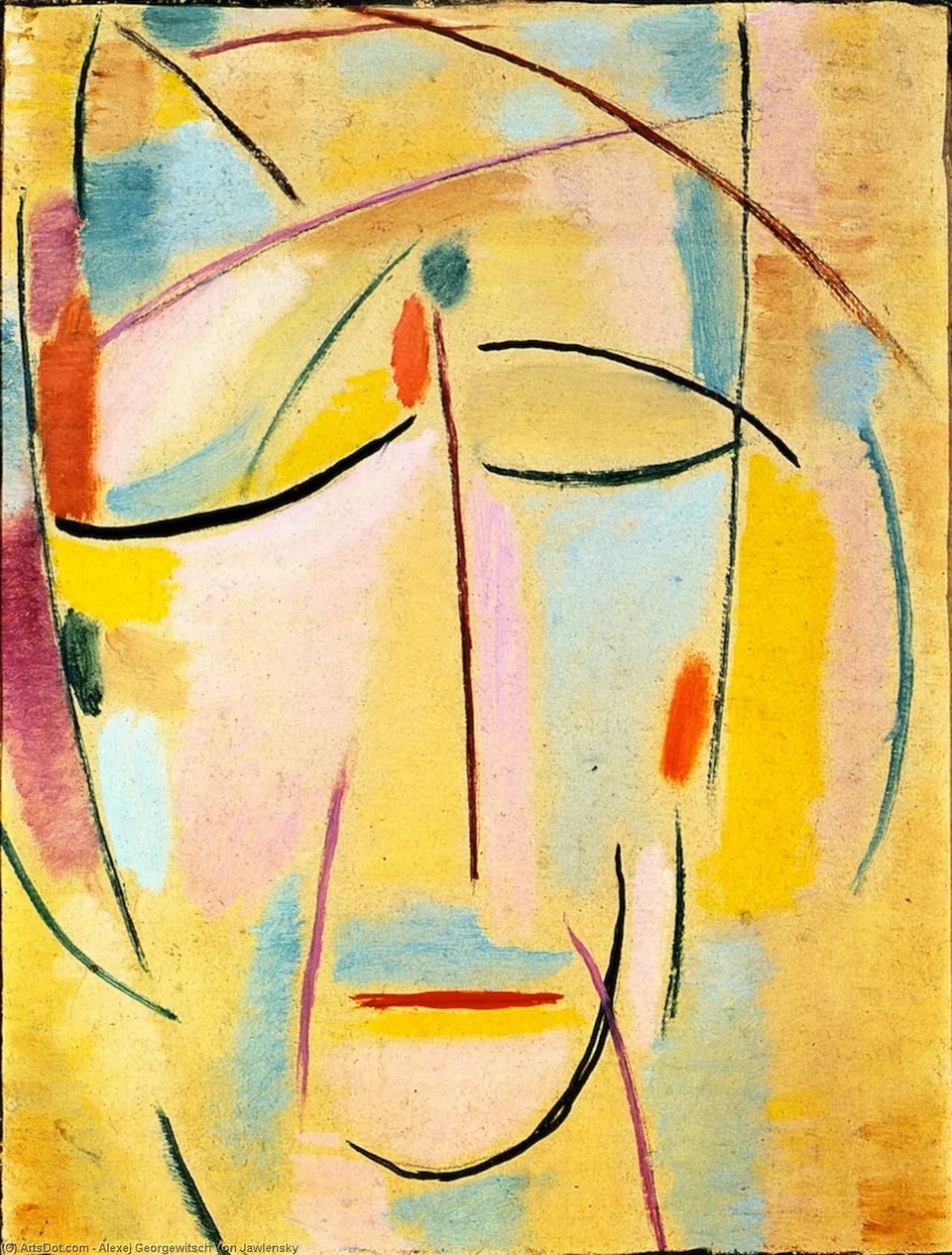 Mystical Head: Light - Enlightenment Of The Saint — Алексей Георгиевич Явленский
