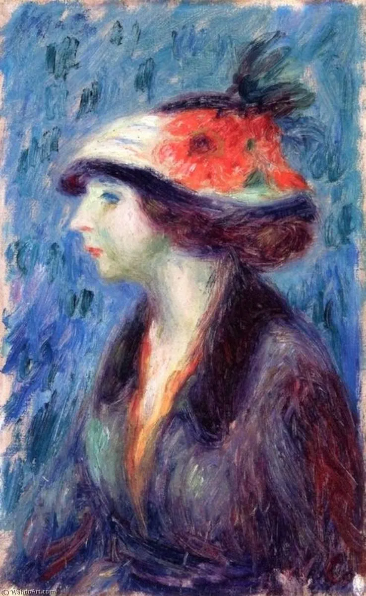 Girl With Flowered Hat — Уильям Джеймс Глаккенс