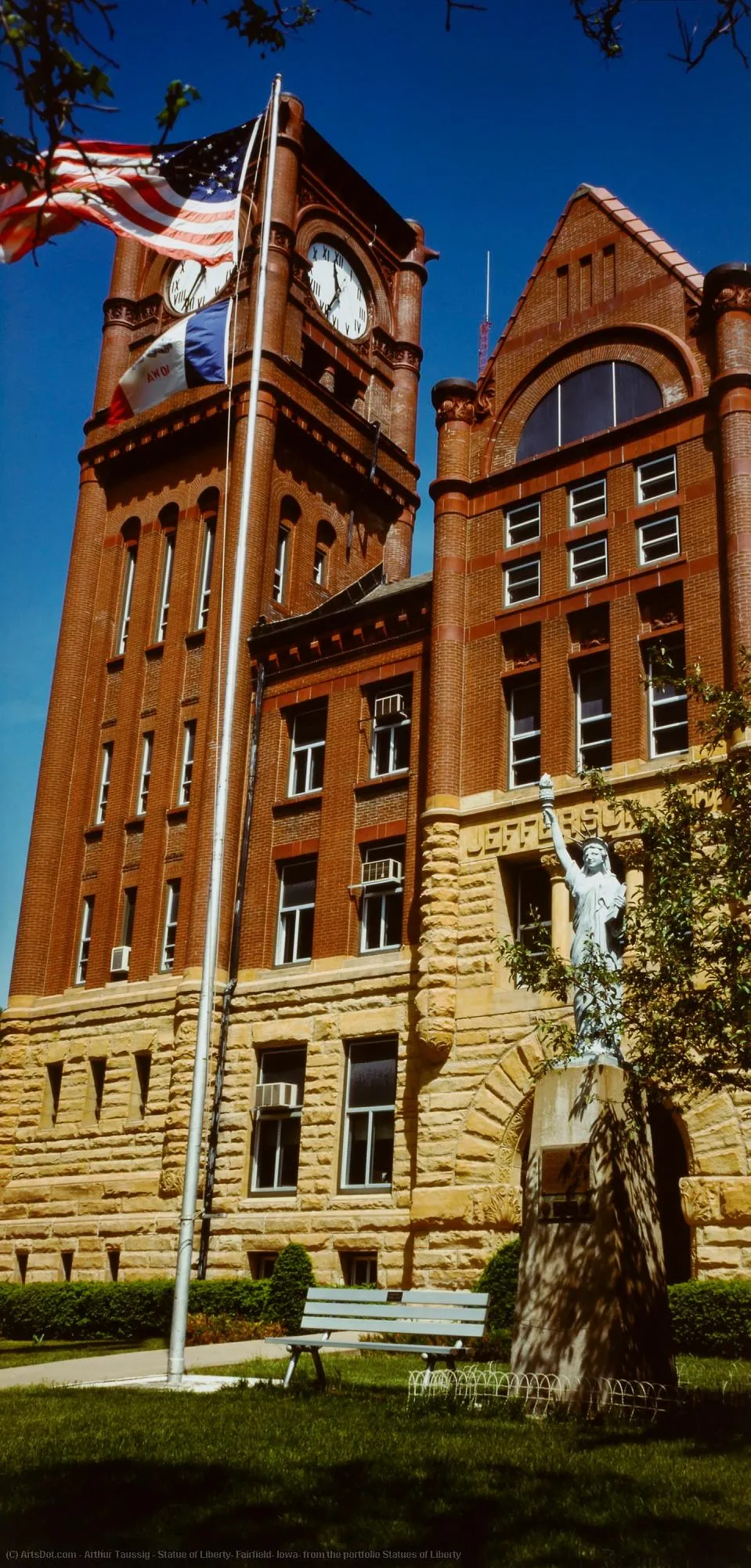 Statue Of Liberty, Fairfield, Iowa, From The Portfolio Statues Of Liberty — Arthur Taussig