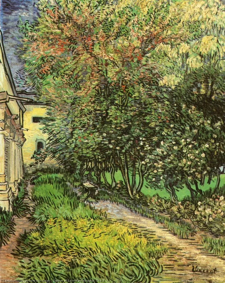 Garden Of Saint-paul Hospital, The 3 — Vincent Willem Van Gogh