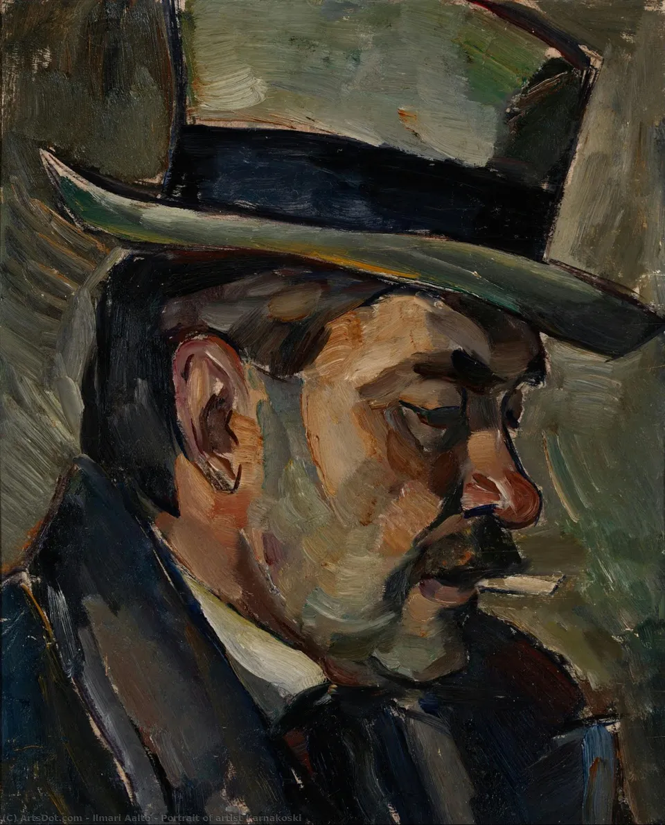 Portrait Of Artist Karnakoski — Ilmari Aalto