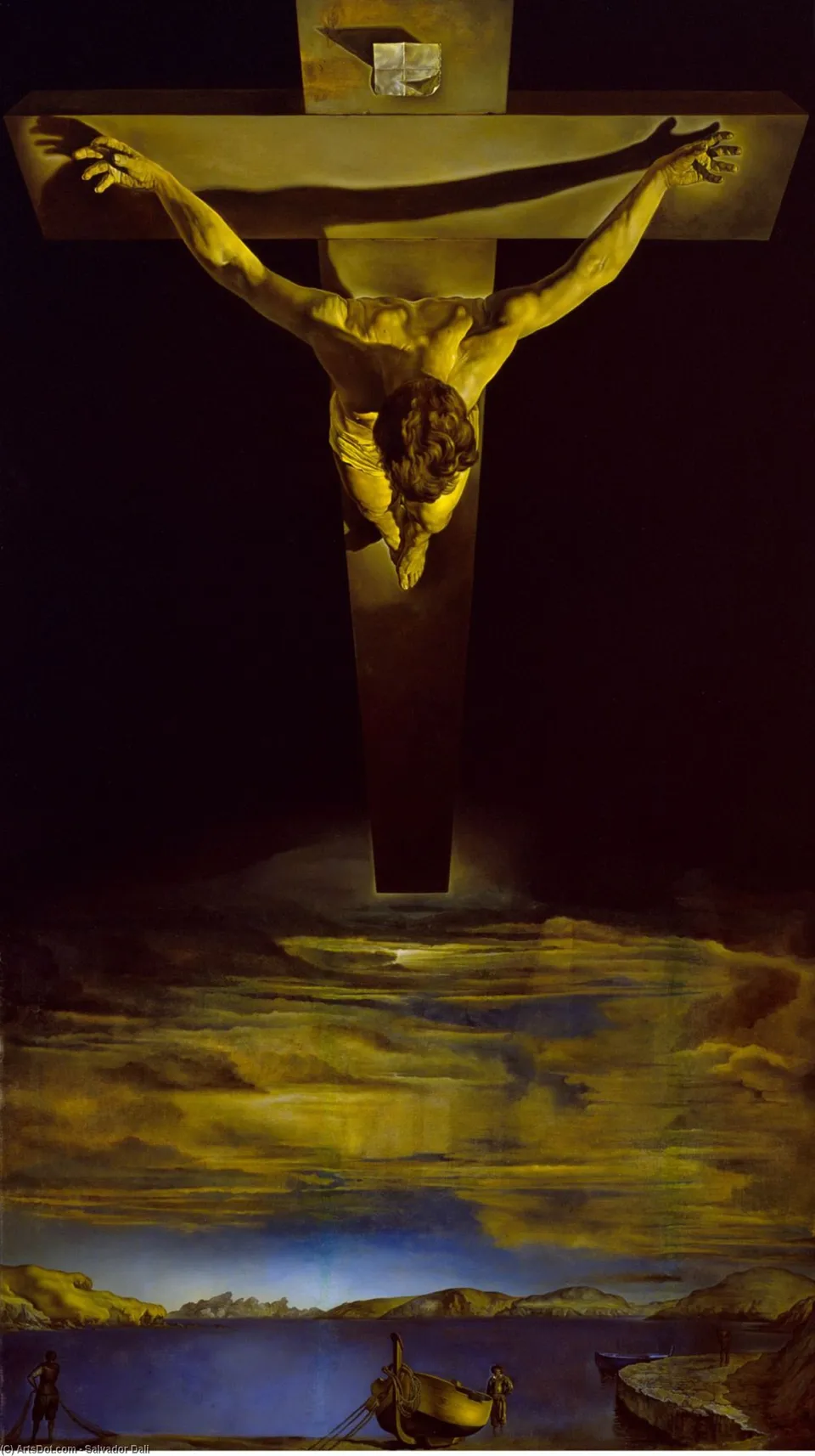 Christ Of St. John Of The Cross — Сальвадор Дали